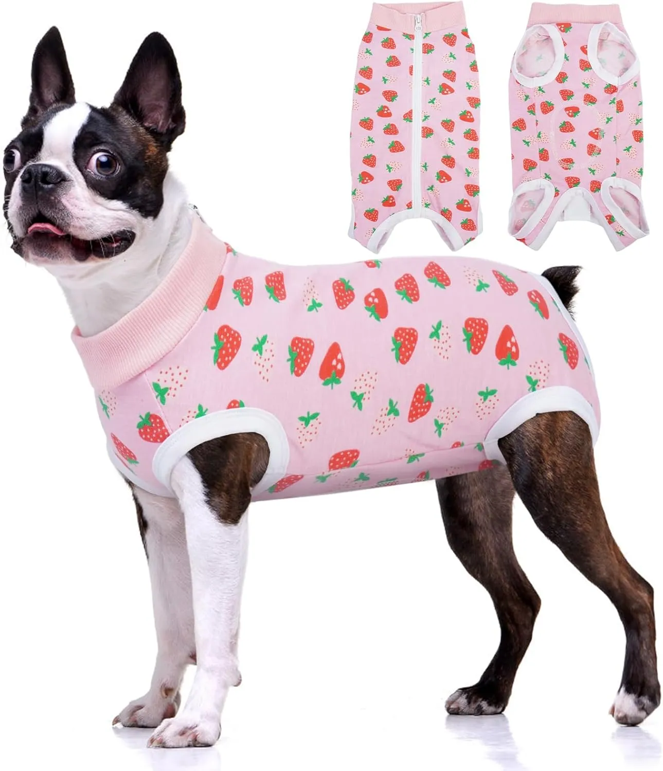 BRKURLEG Dog Surgery Recovery Suit Female and Male Small and Medium Dog Surgical Recovery Suit Soft Cotton Pet Surgery Suit Female Spay Cat Dog Neuter Spay Suits Anti Licking Wounds, XXL