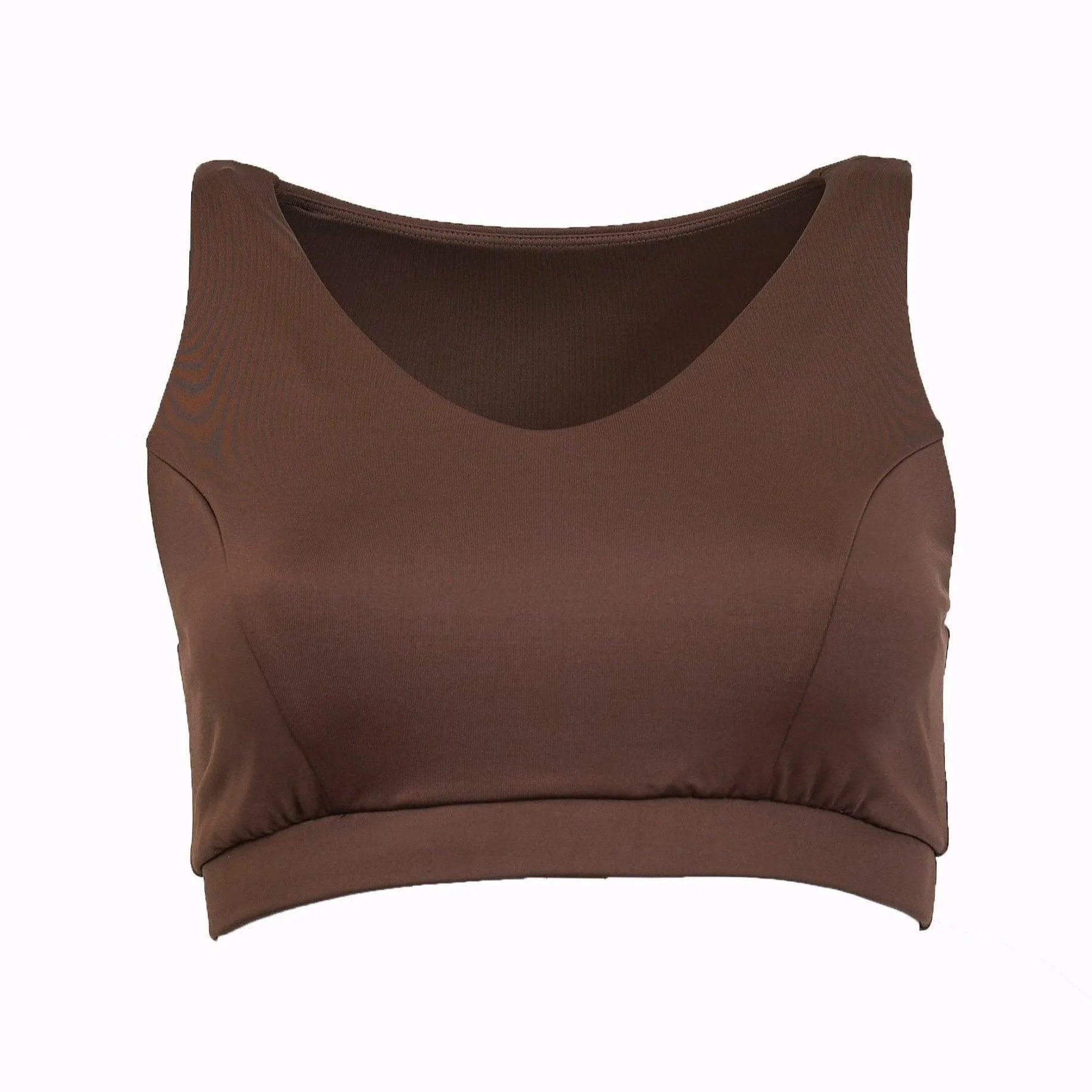 Classic Performance Bra Top - Bark Solid Shimmer