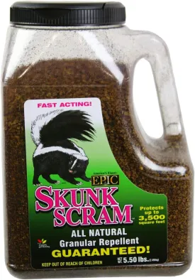 Epic 02120 All Natural Skunk Repellent Grandular - 5.5-lbs