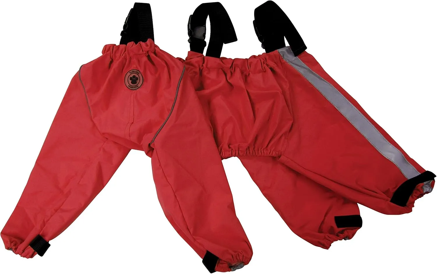 FouFou Dog 62556 Bodyguard Protective All-Weather Dog Pants, Large, Red