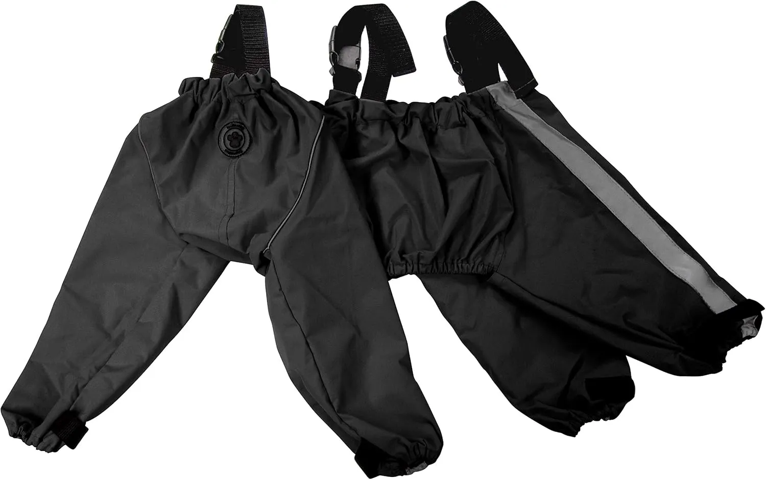 FouFou Dog 62564 Bodyguard Protective All-Weather Dog Pants, Large, Black
