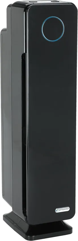 GermGuardian Air Purifier for Home with HEPA Pure Filter, UV-C Light Sanitizer, Eliminates Germs, Filters Allergens, Pollen, Smoke, Dust, Pet Dander, Mold, Odors, 28", Black, AC5300B
