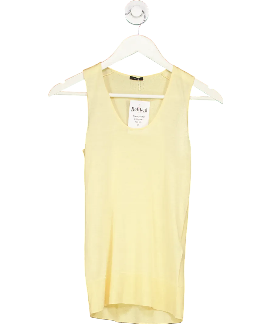 Joseph Yellow Knit Tank Top UK M