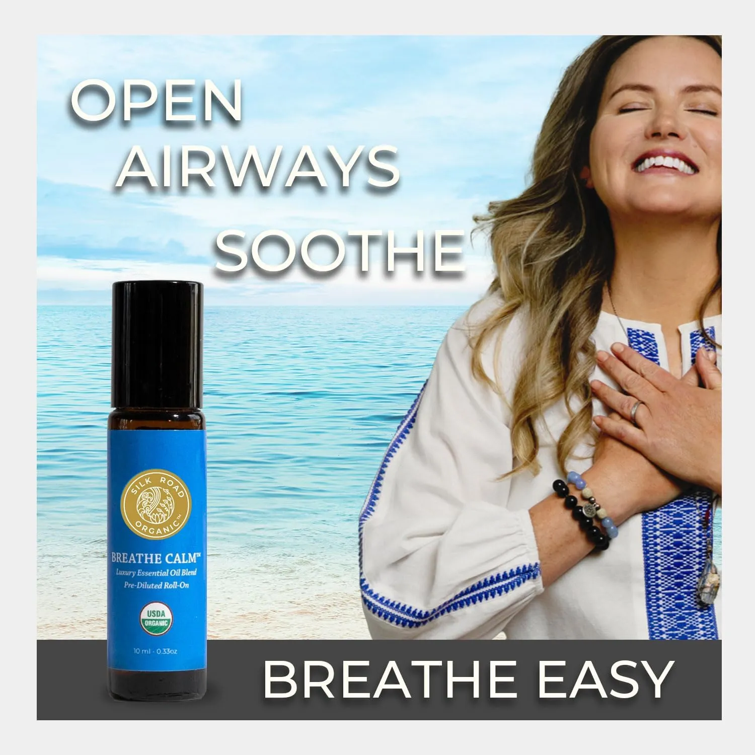 Silk Road Organic Breathe Calm ,100% , - 10 