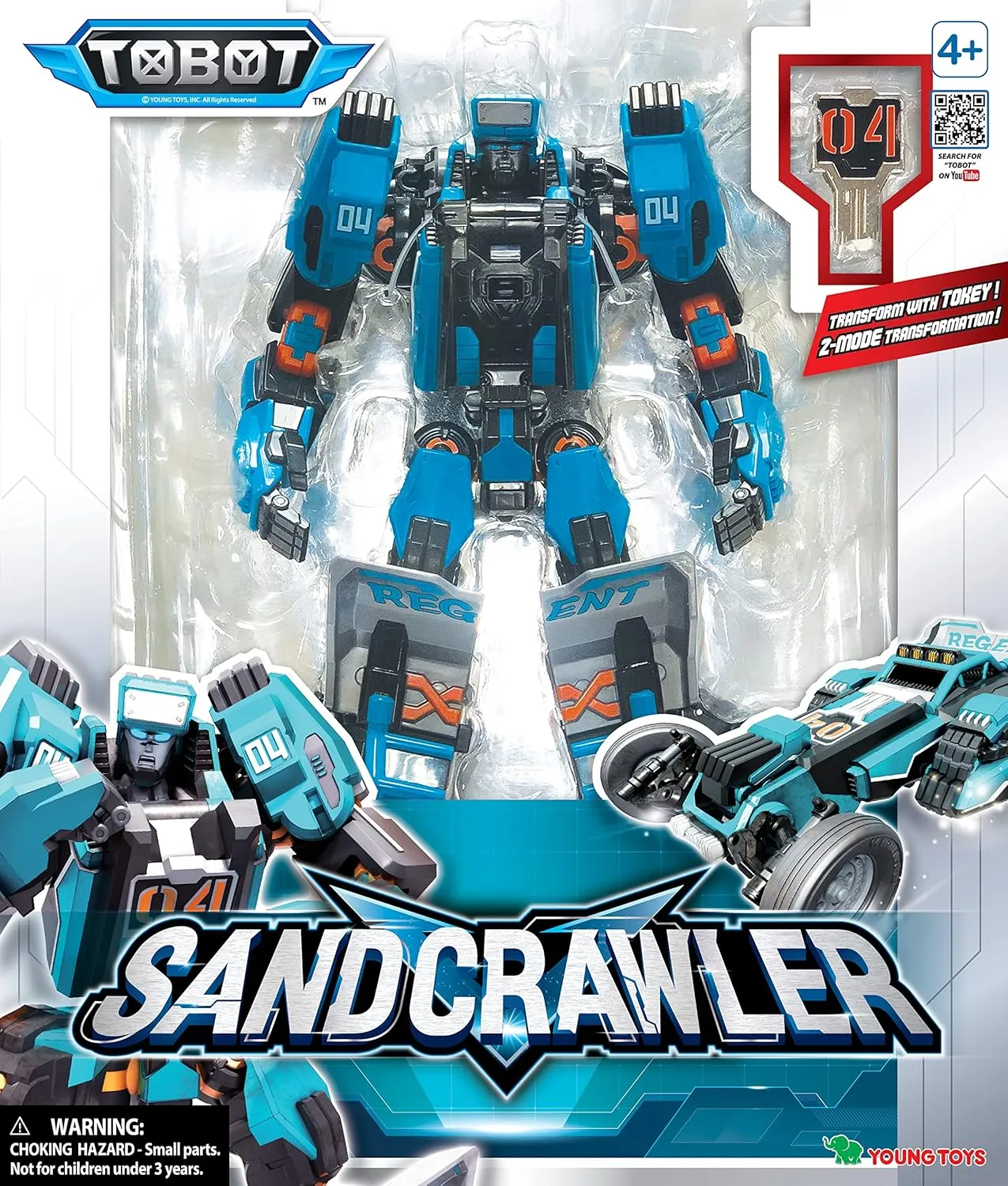 TOBOT GD Sand Crawler, Youngtoys Transforming Collectible Vehicle to Robot Animation Character